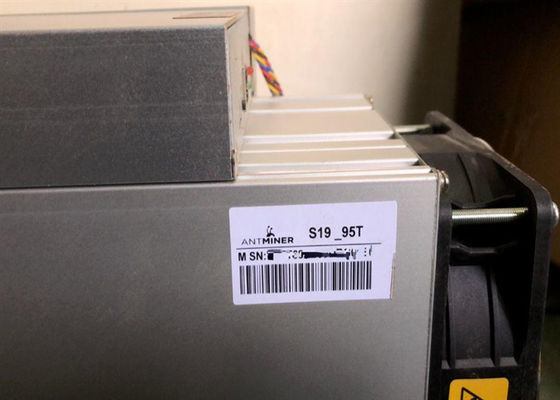 Ethernet اسيك Bitعملة عامل منجم 3250W Bitmain Antعامل منجم S19 95T من جهة ثانية
