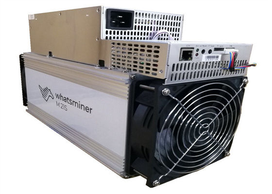 Whatsعامل منجم M21s 50TH / S مستعمل اسيك Bitعملة عامل منجم 3000W 390 × 155 × 240