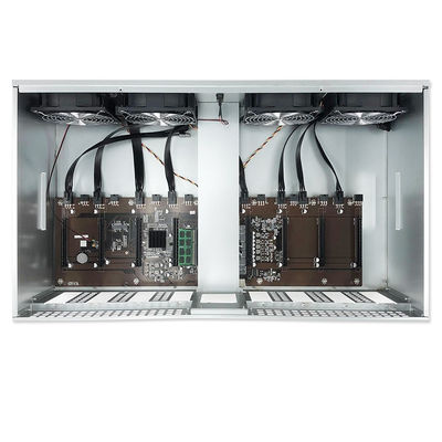 6gpu التعدين Rig Frame Gpu التعدين Case جديد OEM لبطاقة رسومات Atx