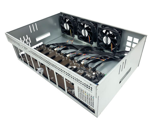 8gpu التعدين Rig Frame جديد Eth تشفير التعدين التعدين Rtx Gtx Graphics Card