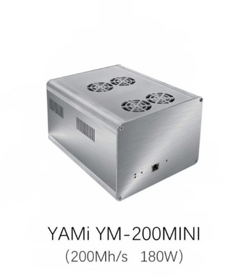 2022 العلامة التجارية الجديدة YAMI Tech ETH ETC Asic Miner YM-200 MINI 200M 180W Ethash Mining